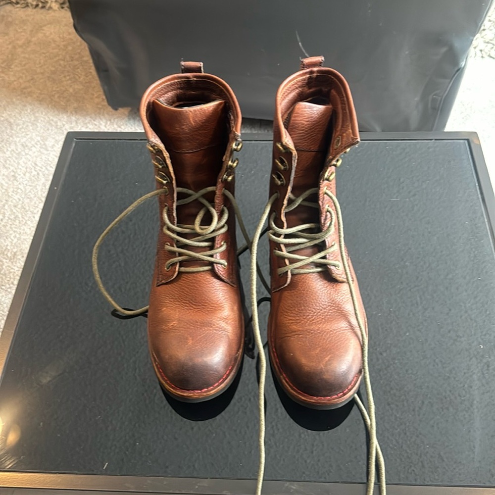 Red stitch boots size 8.5